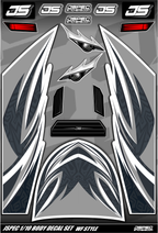 WF STYLE BODY DECAL SET - Jspec Stickers