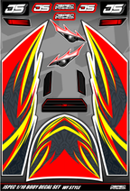 WF STYLE BODY DECAL SET - Jspec Stickers