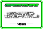 THINK THIS IS SLOW  BUMPER STICKER - Jspec Stickers