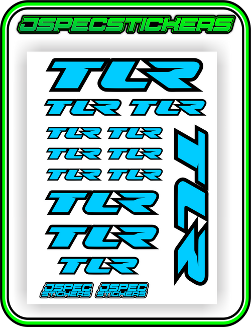 TLR LOSI RACING STICKER SHEET A5 - Jspec Stickers
