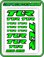 TLR LOSI RACING STICKER SHEET A5 - Jspec Stickers