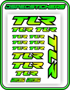 TLR LOSI RACING STICKER SHEET A5 - Jspec Stickers