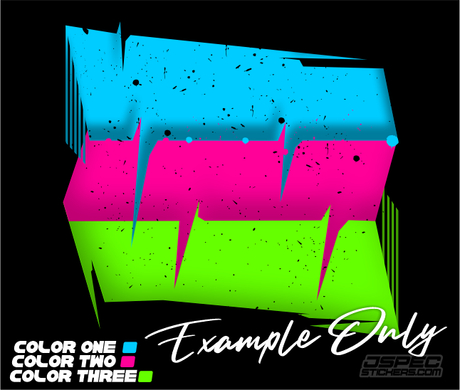 'TRI COLOR' CUSTOM RC TSHIRT - Jspec Stickers