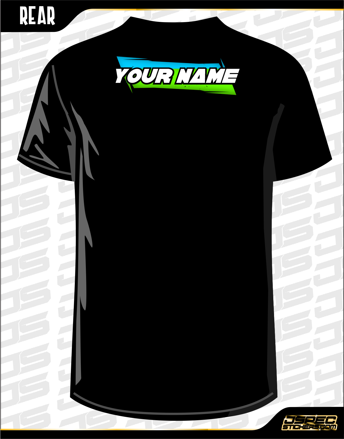 'TRI COLOR' CUSTOM RC TSHIRT - Jspec Stickers