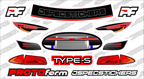 PROTOform Headlight / Grill Sticker kit - Jspec Stickers