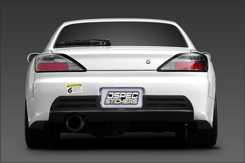 WARNING TURBO BUMPER STICKER - Jspec Stickers