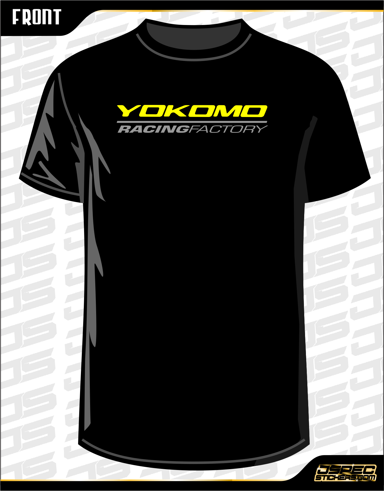 YOKOMO TEAM TSHIRT - Jspec Stickers