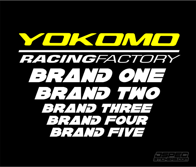 YOKOMO TEAM TSHIRT - Jspec Stickers