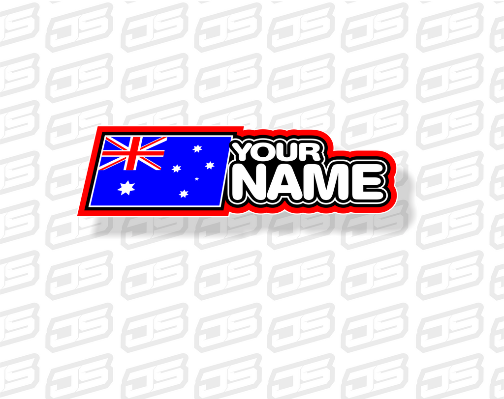 CUSTOM NAME WINDOW STICKERS - Jspec Stickers
