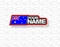 CUSTOM NAME WINDOW STICKERS - Jspec Stickers