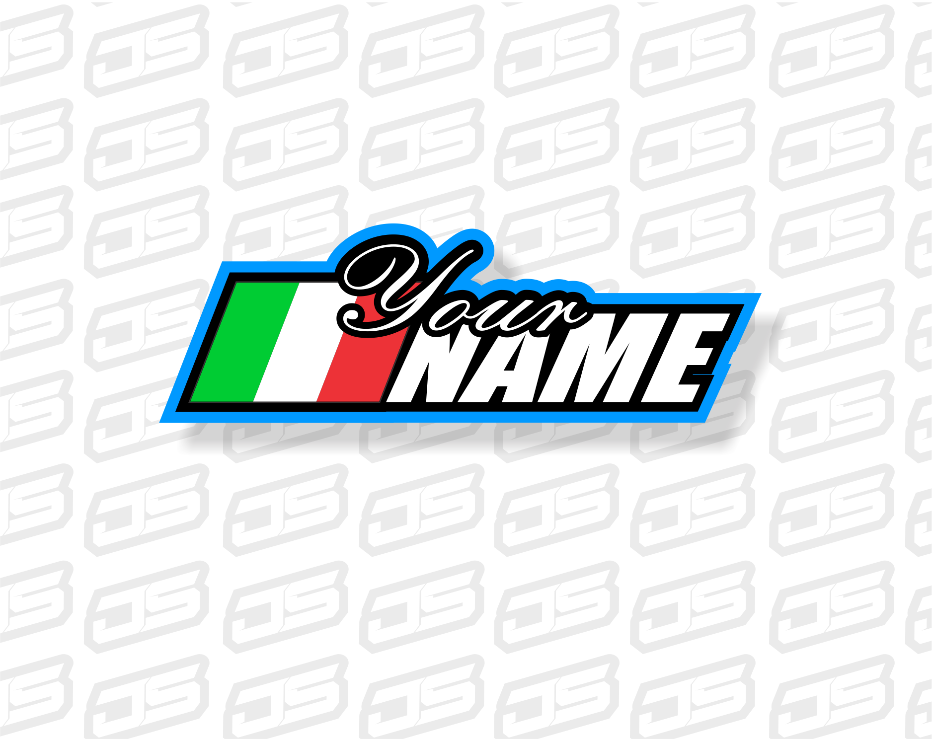 CUSTOM NAME WINDOW STICKERS - Jspec Stickers
