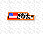 CUSTOM NAME WINDOW STICKERS - Jspec Stickers