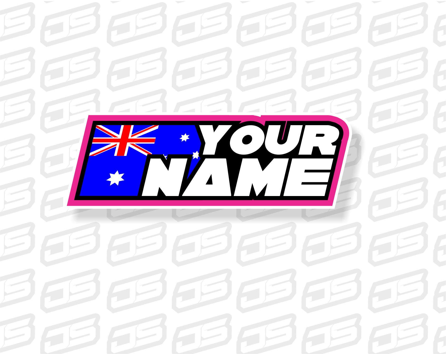 CUSTOM NAME WINDOW STICKERS - Jspec Stickers