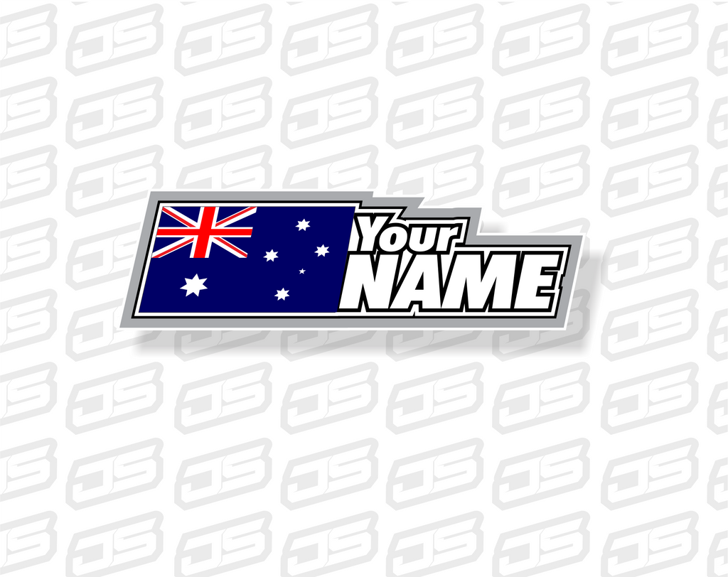 CUSTOM NAME WINDOW STICKERS - Jspec Stickers