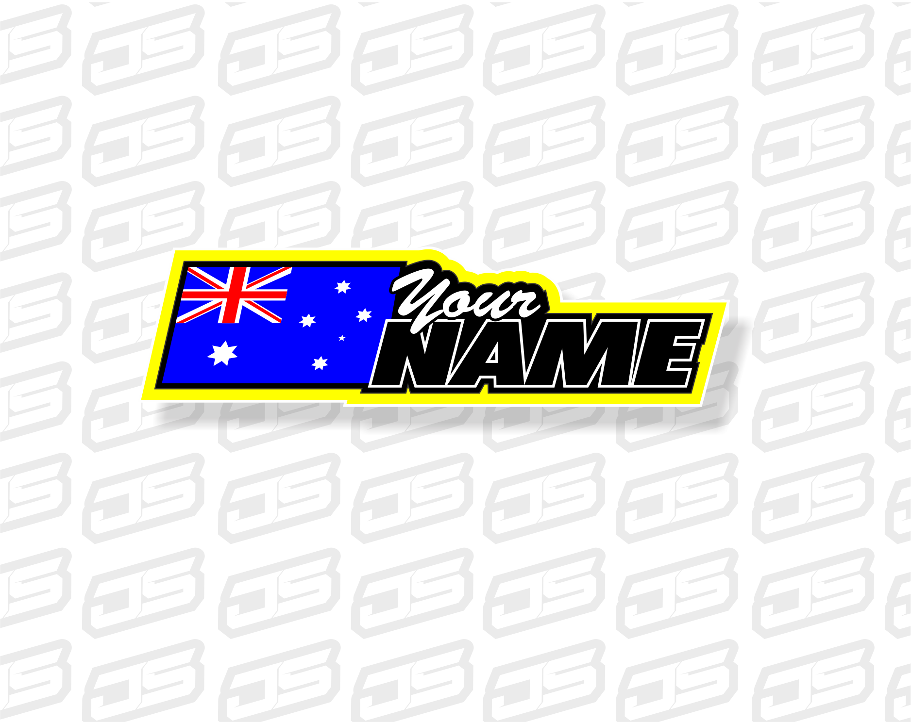 CUSTOM NAME WINDOW STICKERS - Jspec Stickers