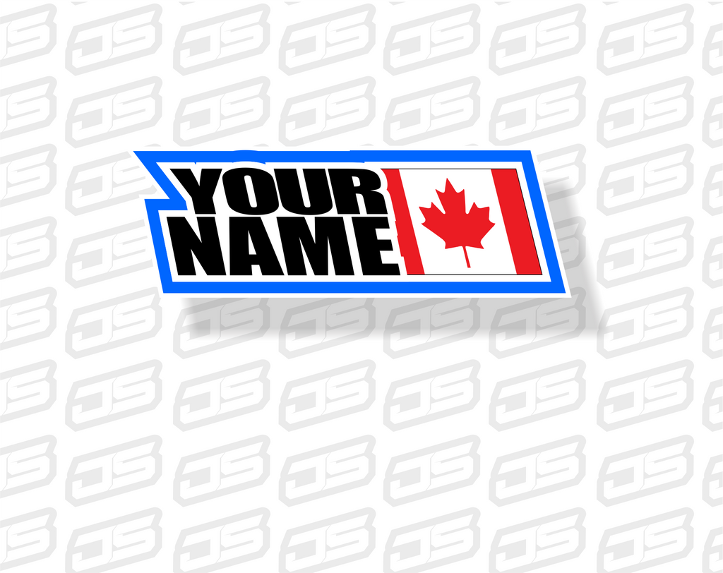 CUSTOM NAME WINDOW STICKERS - Jspec Stickers