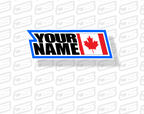 CUSTOM NAME WINDOW STICKERS - Jspec Stickers